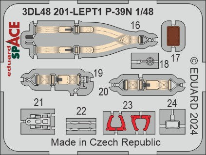 Eduard ED3DL48201 1:48 Bell P-39N Airacobra