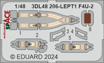 Eduard ED3DL48206 1:48 Vought F4U-2 Corsair SPACE