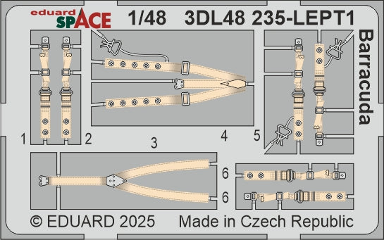 Eduard ED3DL48235 1:48 Fairey Barracuda Mk.II SPACE set