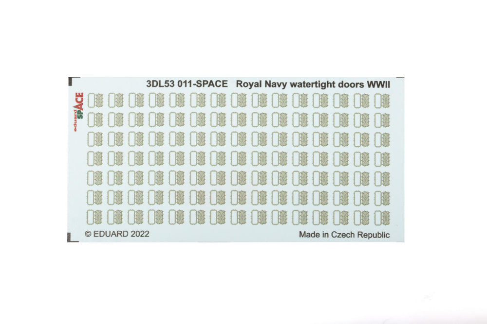 Eduard ED3DL53011 1:350 Royal Navy watertight doors WWII SPACE set