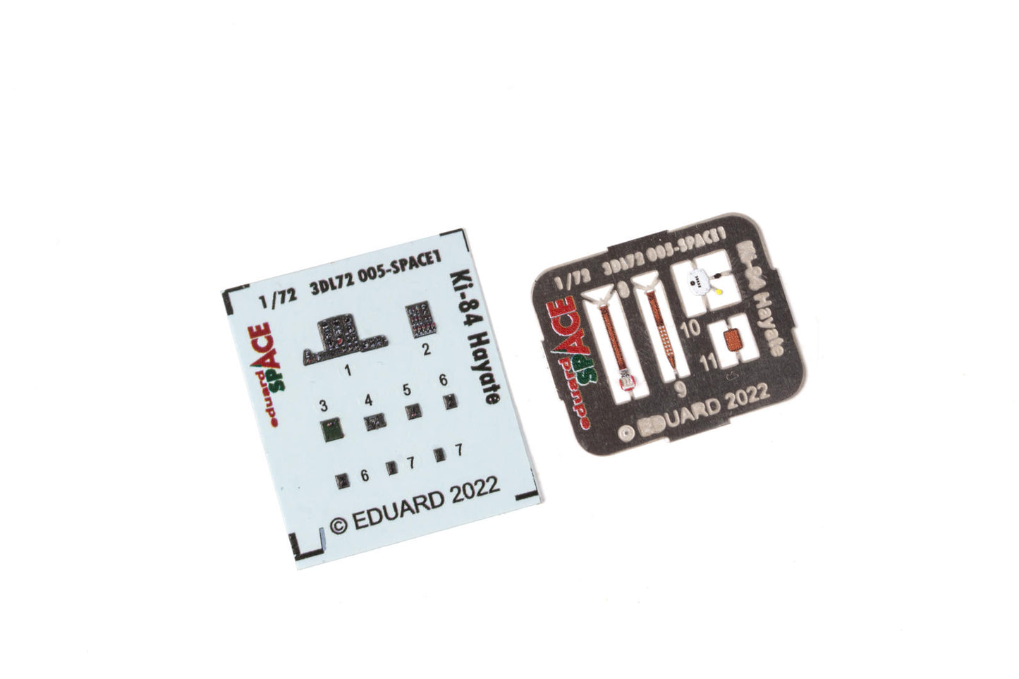 Eduard ED3DL72005 1:72 Nakajima Ki-84 Hayate SPACE set