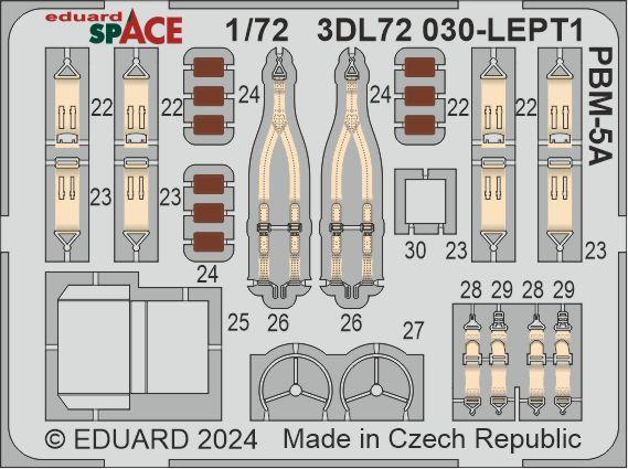 Eduard ED3DL72030 1:72 Martin PBM-5A Mariner