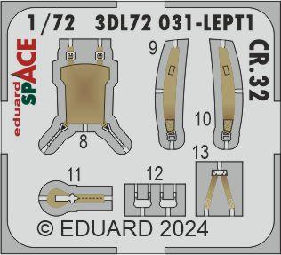 Eduard ED3DL72031 1:72 Fiat CR.32