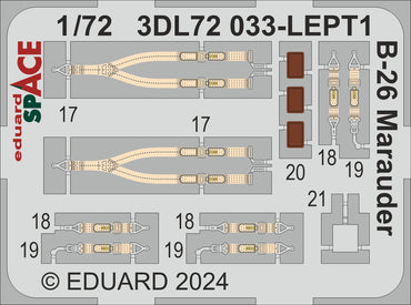 Eduard ED3DL72033 1:72 Martin B-26 Marauder