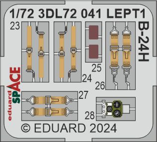 Eduard ED3DL72041 1:72 Consolidated B-24H Liberator