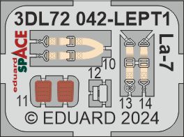 Eduard ED3DL72042 1:72 Lavochkin La-7