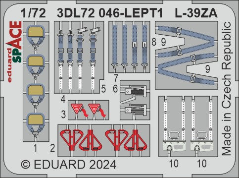 Eduard ED3DL72046 1:72 Aero L-39ZA