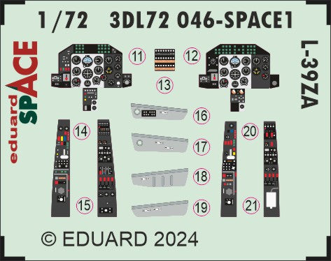 Eduard ED3DL72046 1:72 Aero L-39ZA