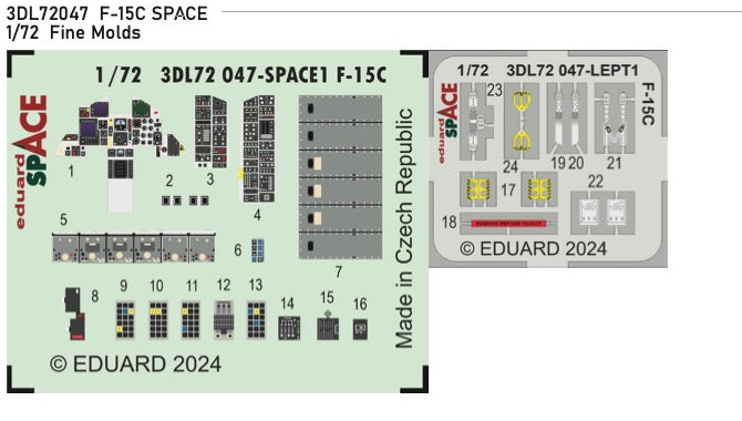 Eduard ED3DL72047 1:72 McDonnell F-15C Eagle