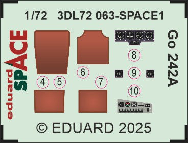 Eduard ED3DL72063 1:72 Gotha Go-242A SPACE set