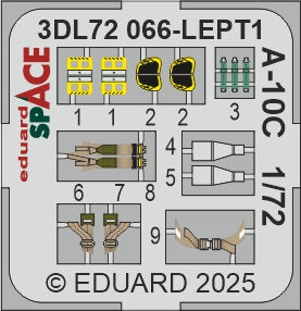 Eduard ED3DL72066 1:72 Fairchild A-10C Thunderbolt ll SPACE set