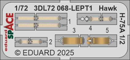 Eduard ED3DL72068 1:72 Curtiss H-75 A1/A2 SPACE set
