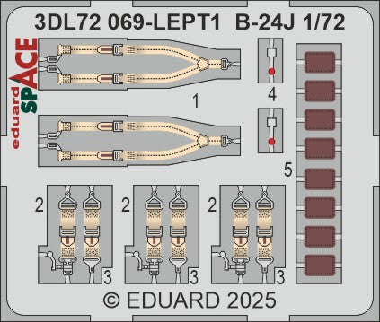 Eduard ED3DL72069 1:72 Consolidated B-24J Liberator SPACE set