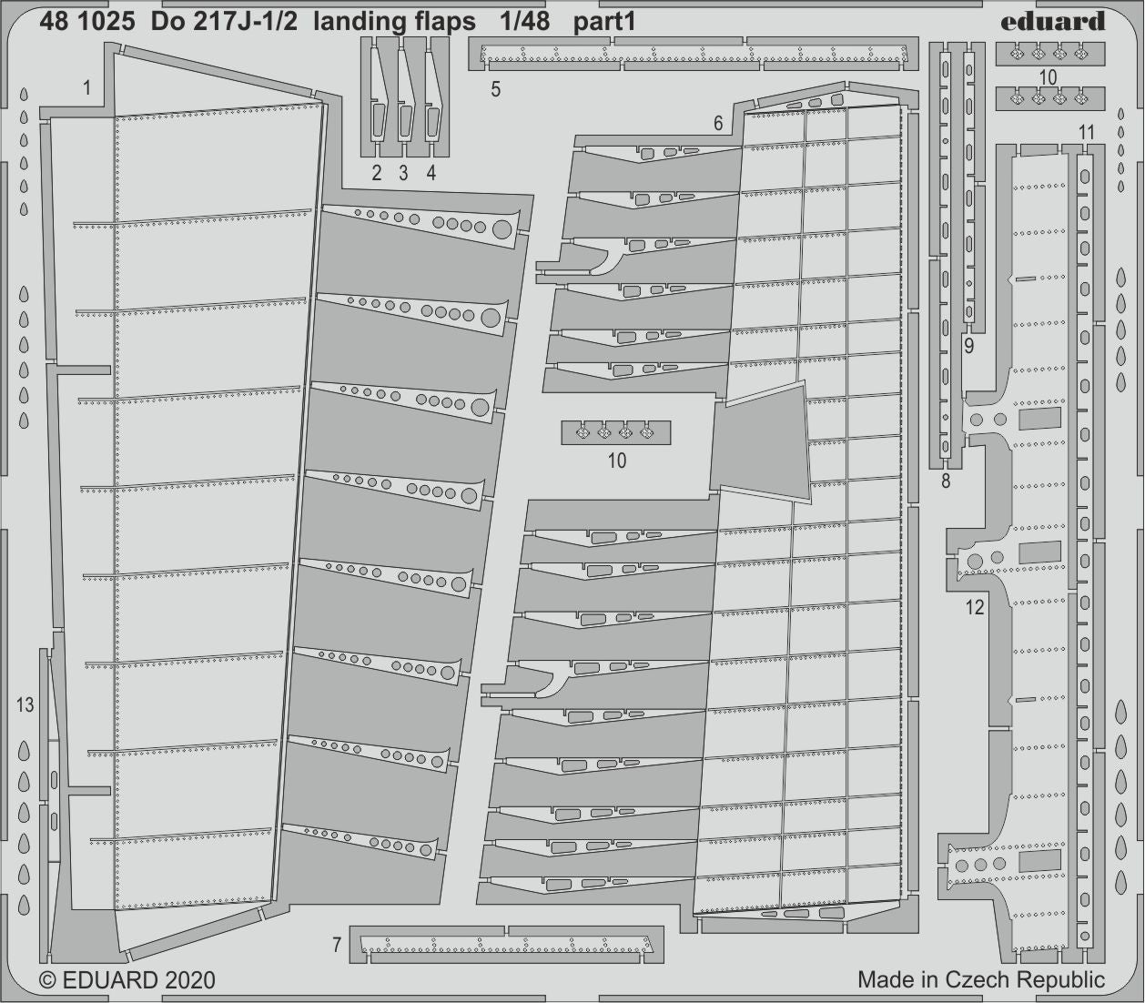 Eduard ED481025 1:48 Dornier Do-217J-1/2 landing flaps