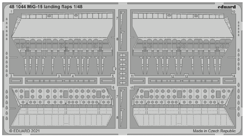 Eduard ED481044 1:48 Mikoyan MiG-15 landing flaps
