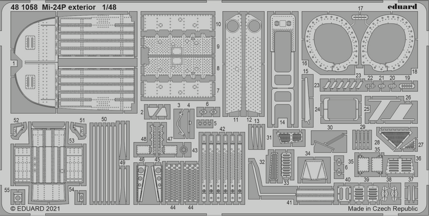 Eduard ED481058 1:48 MiL Mi-24P exterior