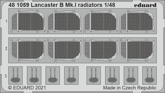 Eduard ED481059 1:48 Avro Lancaster B Mk.I radiators