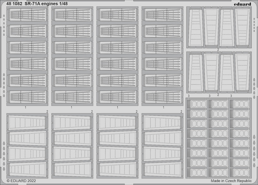 Eduard ED481082 1:48 Lockheed SR-71 Blackboard engines