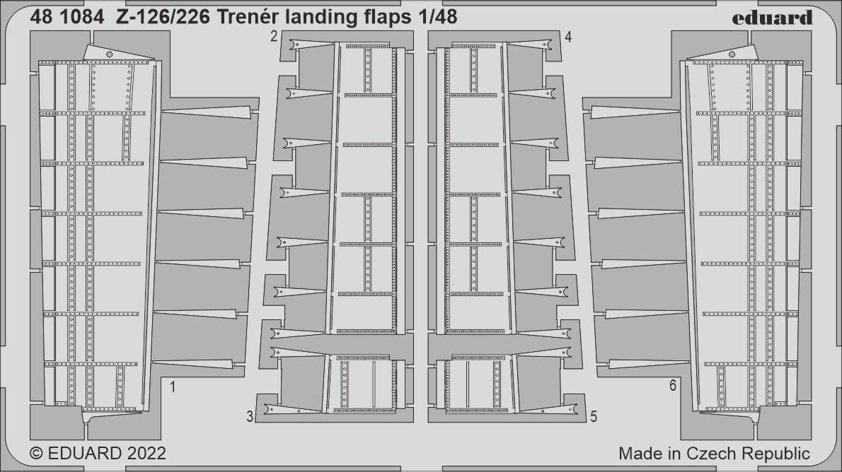 Eduard ED481084 1:48 Zlin Z-126/Z-226 Trener landing flaps