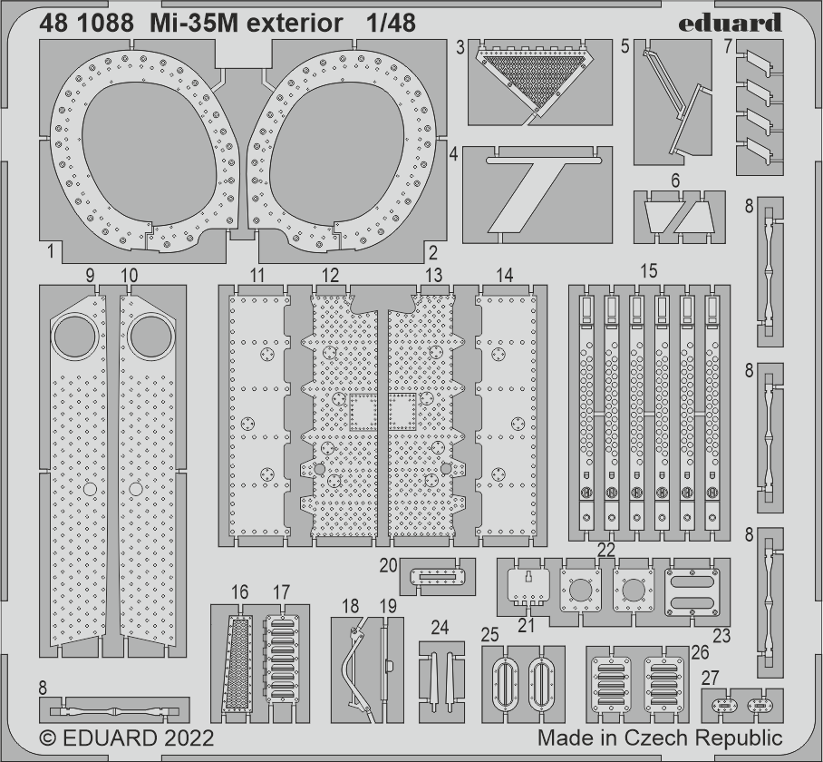 Eduard ED481088 1:48 MiL Mi-35M exterior