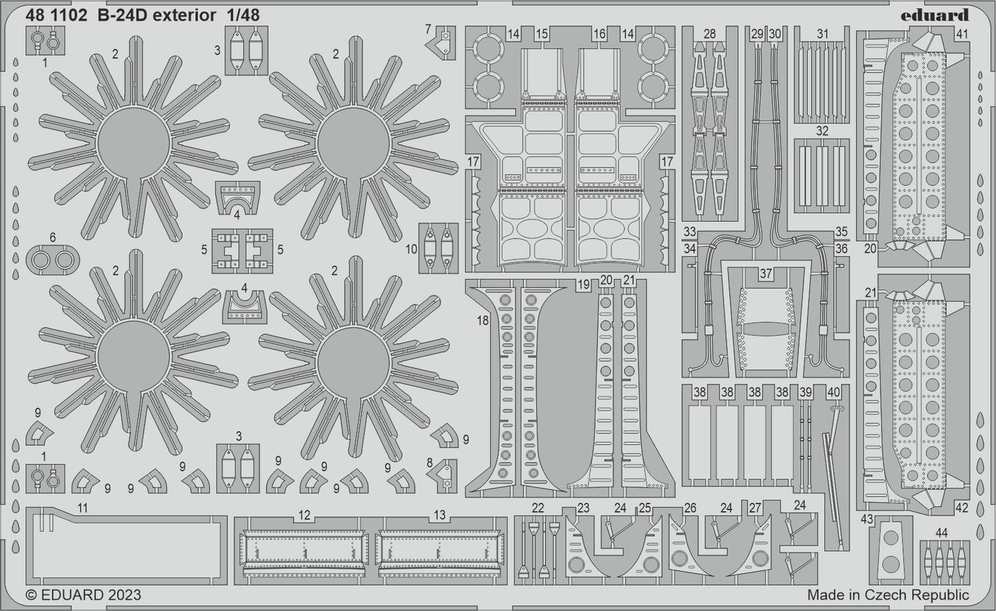 Eduard ED481102 1:48 Consolidated B-24D Liberator exterior