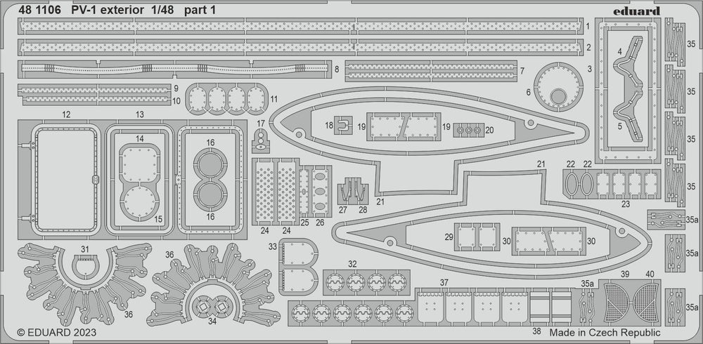 Eduard ED481106 1:48 Lockheed PV-1 Ventura exterior