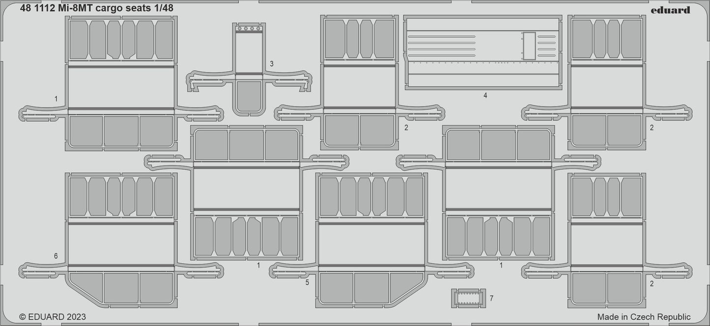 Eduard ED481112 1:48 Mil Mi-8MT cargo seats