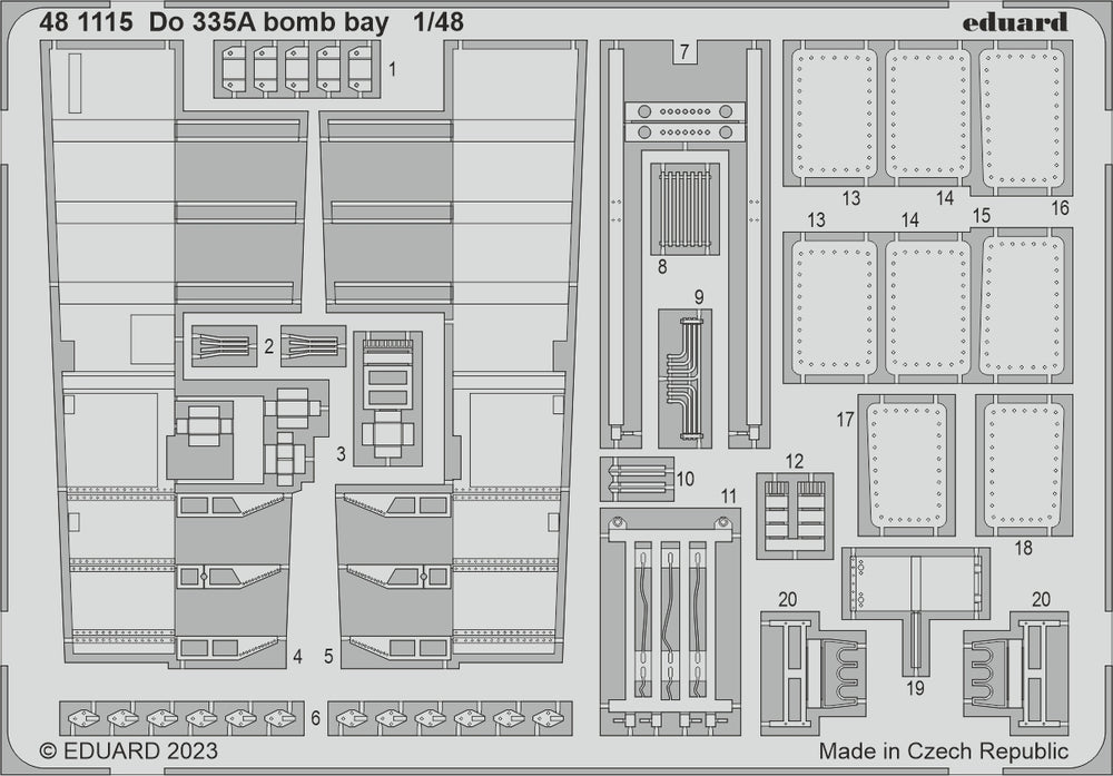 Eduard ED481115 1:48 Dornier Do-335A bomb bay
