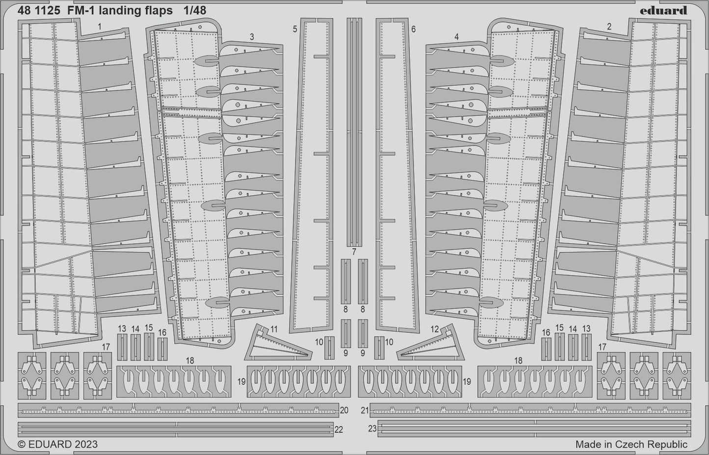 Eduard ED481125 1:48 General-Motors FM-1 Wildcat landing flaps