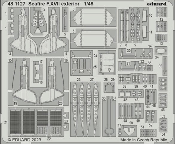 Eduard ED481127 1:48 Supermarine Seafire F.XVII exterior