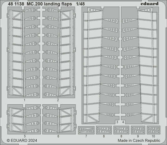 Eduard ED481138 Macchi C.200 Saetta landing flaps 1:48