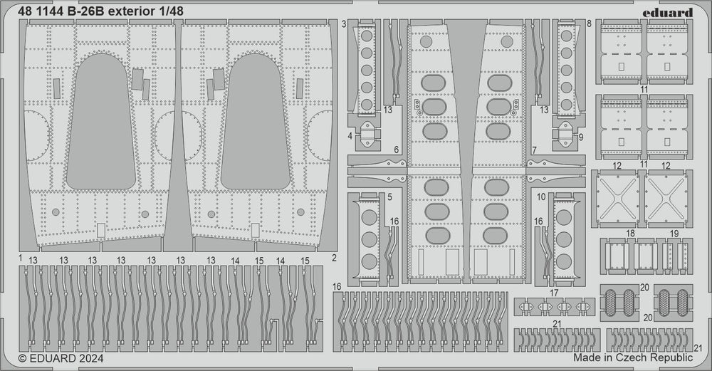 Eduard ED481144 Martin B-26B Marauder exterior 1:48