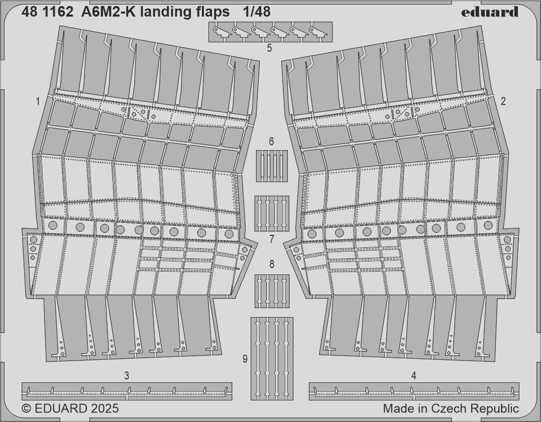 Eduard ED481162 Mitsubishi A6M2-K Zero landing flaps 1:48