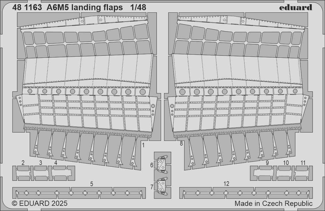 Eduard ED481163 Mitsubishi A6M5 Zero landing flaps 1:48