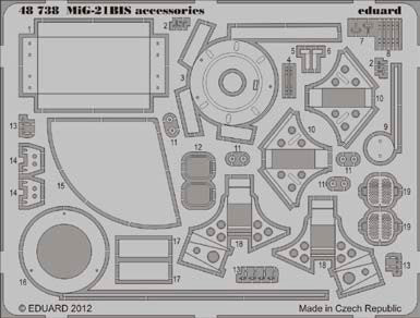 Eduard ED48738 1:48 Mikoyan MiG-21BIS accessories