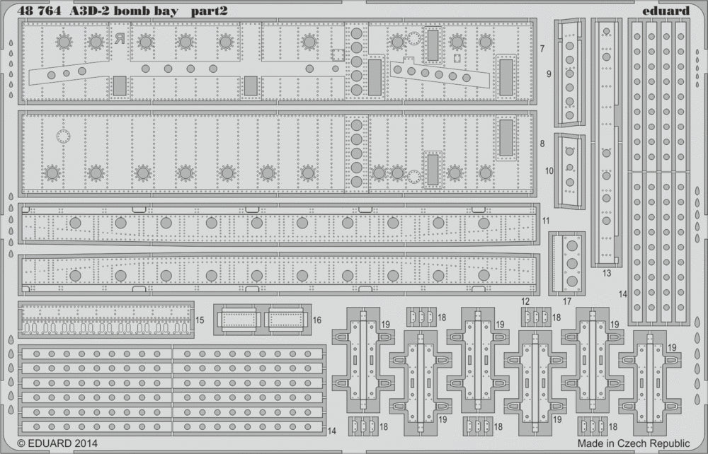 Eduard ED48764 1:48 Douglas A-3D-2 Skywarrior bomb bay