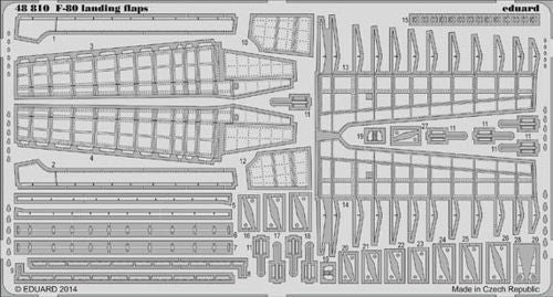 Eduard ED48810 1:48 Lockheed F-80A Shooting Star landing flaps