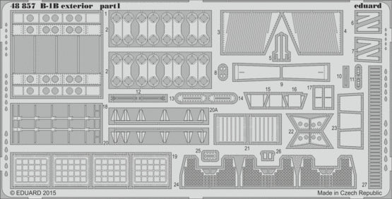 Eduard ED48857 1:48 Rockwell B-1B Lancer exterior