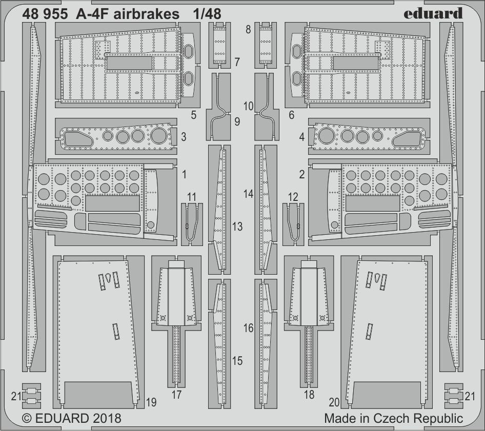 Eduard ED48955 1:48 Douglas A-4F Skyhawk airbrakes