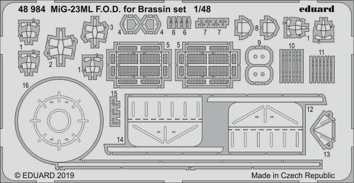 Eduard ED48984 1:48 Mikoyan MiG-23ML F.O.D