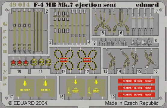 Eduard ED49014 1:48 F-4 Martin-Baker Mk.7 Ejection Seat Green