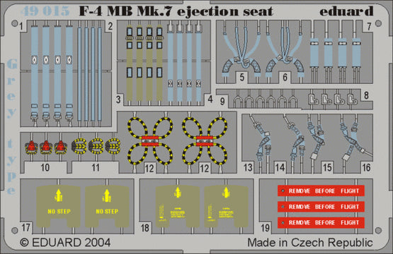 Eduard ED49014 F-4 Martin-Baker Mk.7 Ejection Seat Grey 1:48