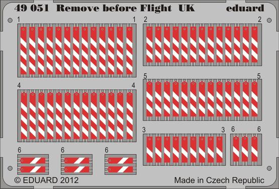 Eduard ED49051 1:48 Remove Before Flight/RBF RAF/UK