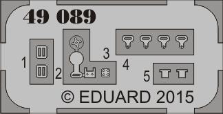 Eduard ED49089 1:48 Dassault_Mirage IIIC seatbelts FABRIC