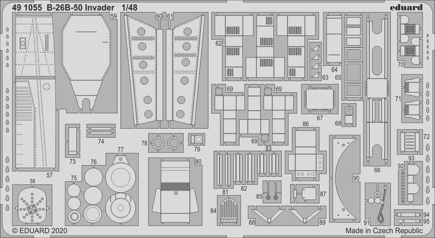 Eduard ED491055 1:48 Douglas B-26B-50 Invader