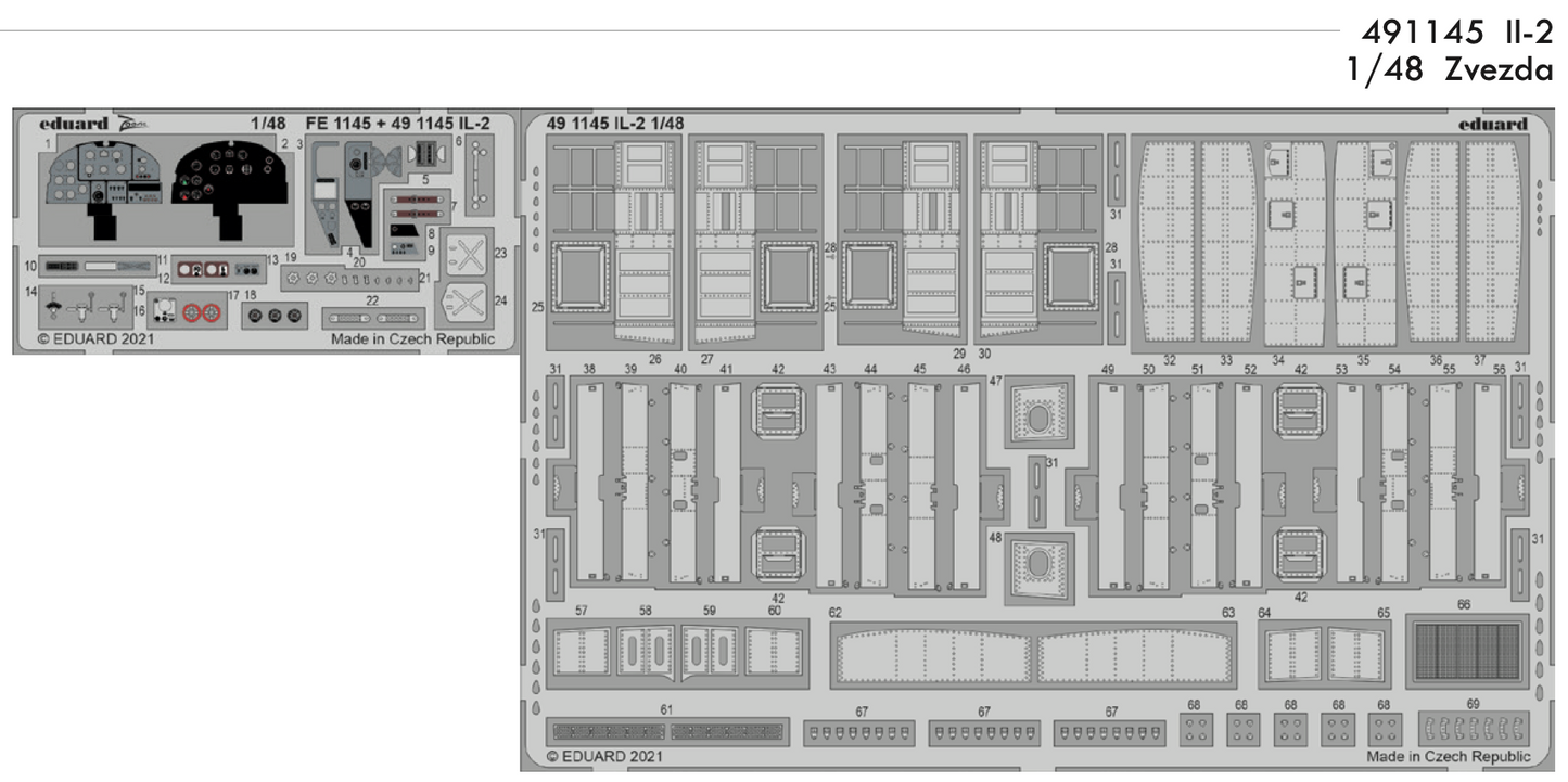 Eduard ED491145 1:48 Ilyushin Il-2 Stormovik