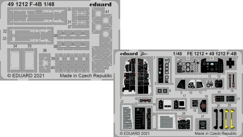 Eduard ED491212 1:48 McDonnell F-4B Phantom
