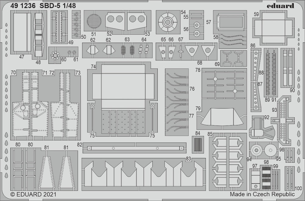 Eduard ED491236 1:48 Douglas SBD-5 Dauntless