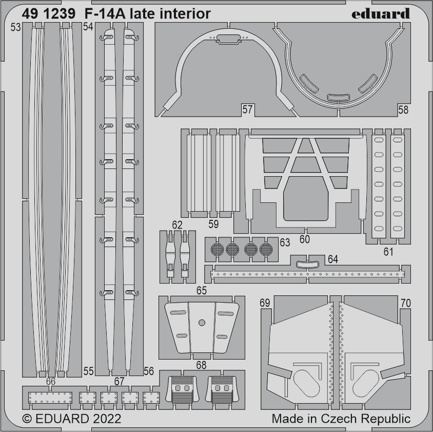 Eduard ED491239 1:48 Grumman F-14A Tomcat late interior