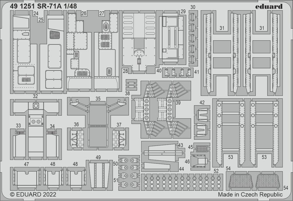 Eduard ED491251 1:48 Lockheed SR-71 Blackbird interior